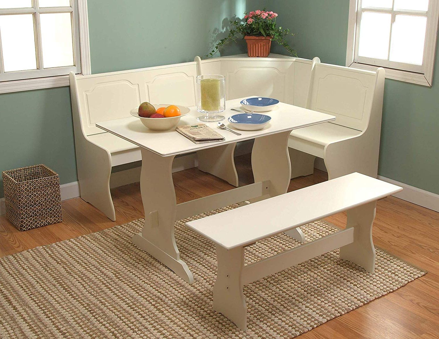 2019 Amazon: Target Marketing Systems 3 Piece Breakfast Nook Dining In Ligon 3 Piece Breakfast Nook Dining Sets (Photo 3 of 25)