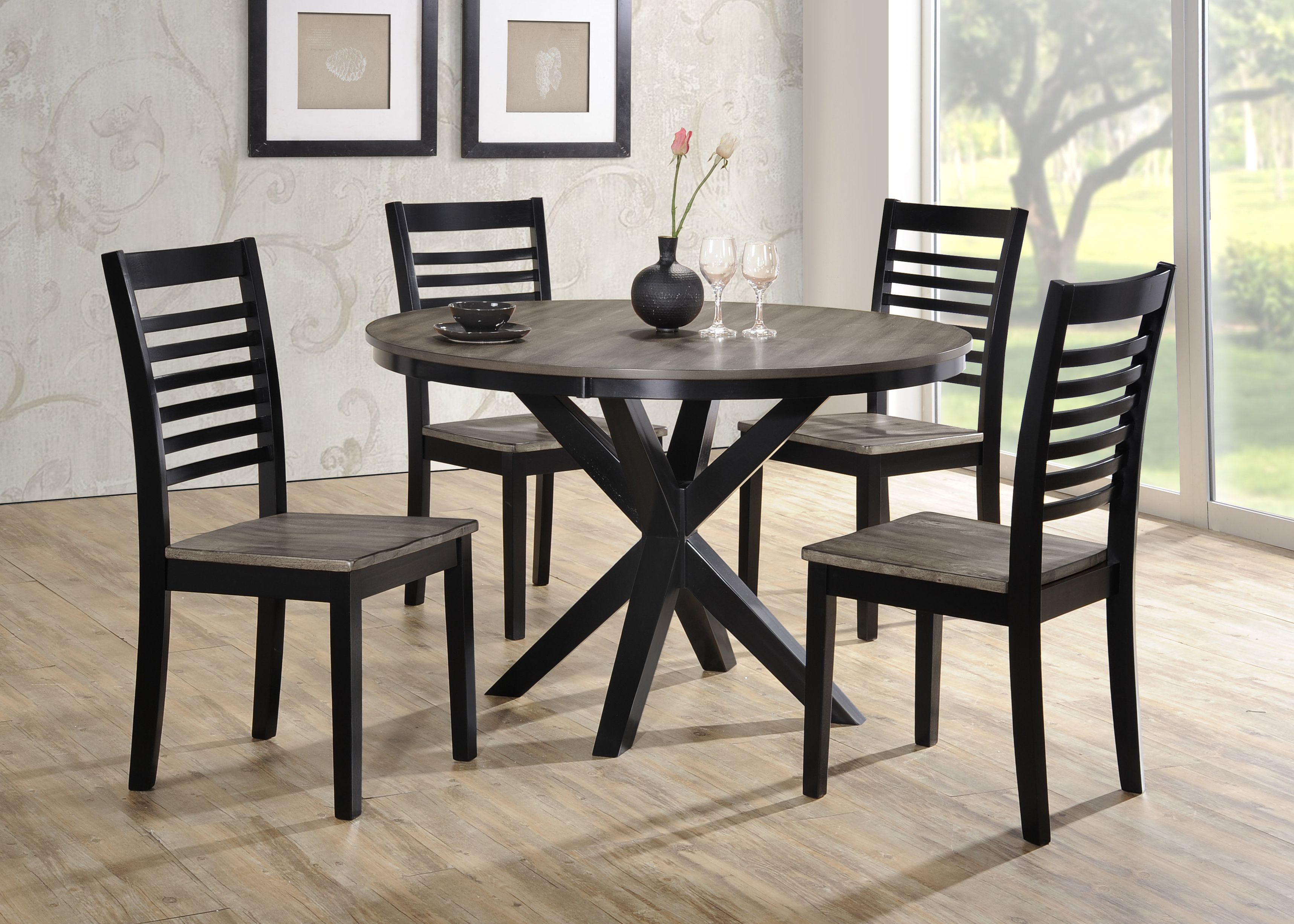 2019 Red Barrel Studio Clipper City 5 Piece Dining Set & Reviews (Photo 17 of 25)