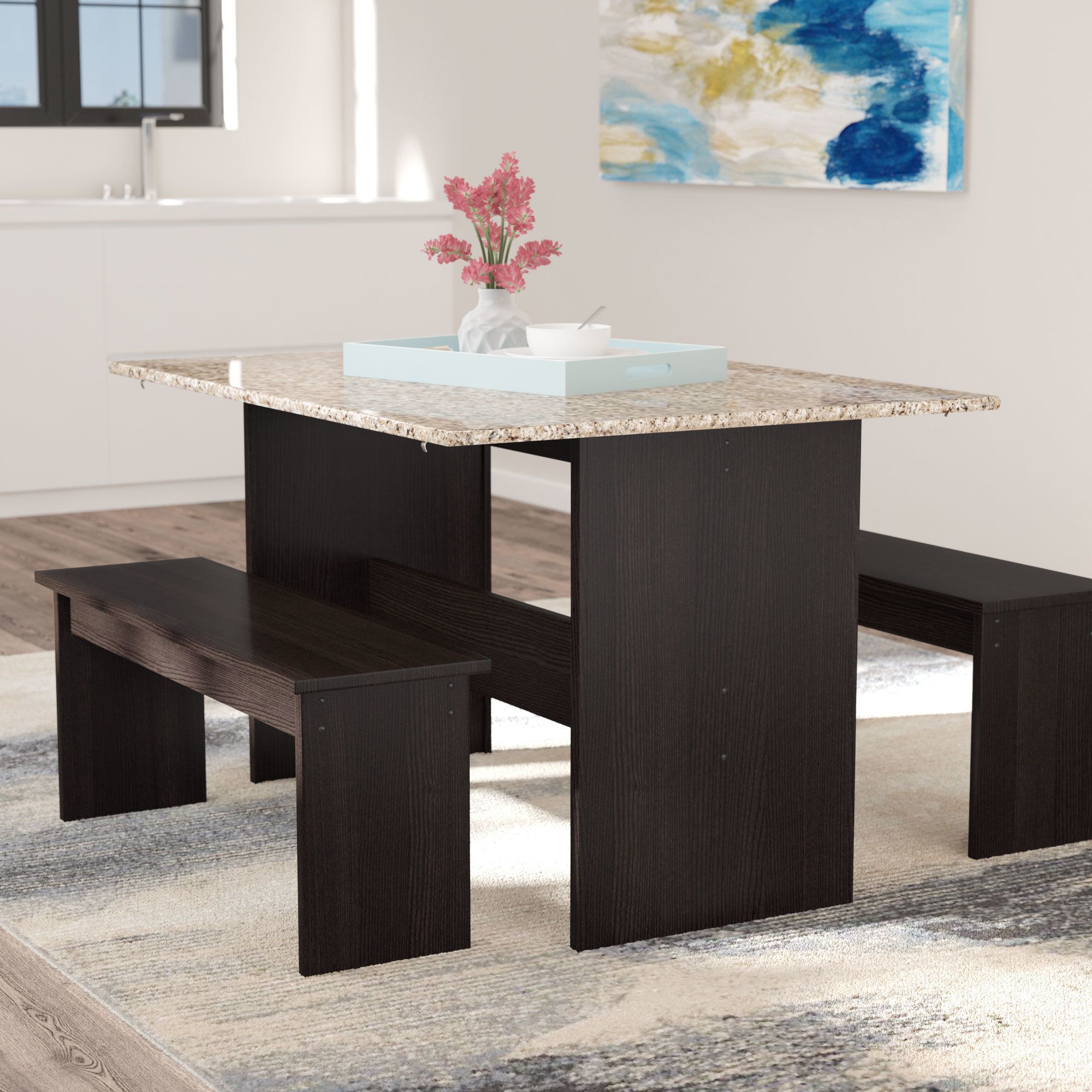 Featured Photo of The 25 Best Collection of Ryker 3 Piece Dining Sets