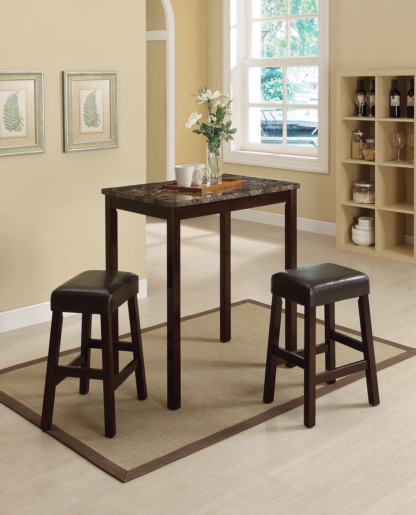 Featured Photo of 25 Best Collection of Askern 3 Piece Counter Height Dining Sets (set of 3)