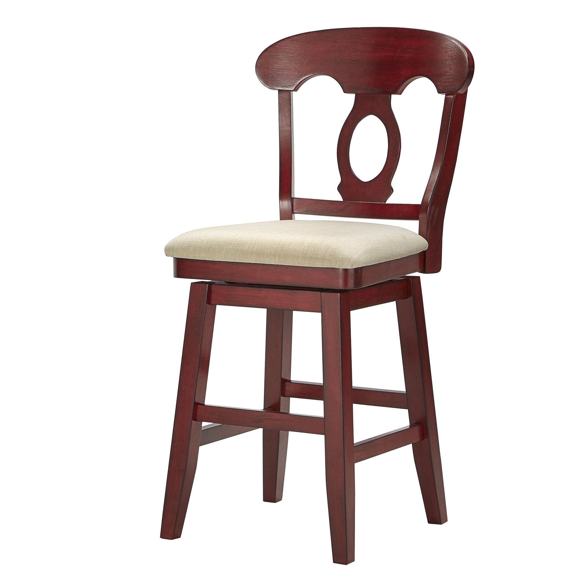 Autberry 5 Piece Dining Sets For Fashionable Colasanto 25.78" Swivel Bar Stool (Photo 20 of 25)