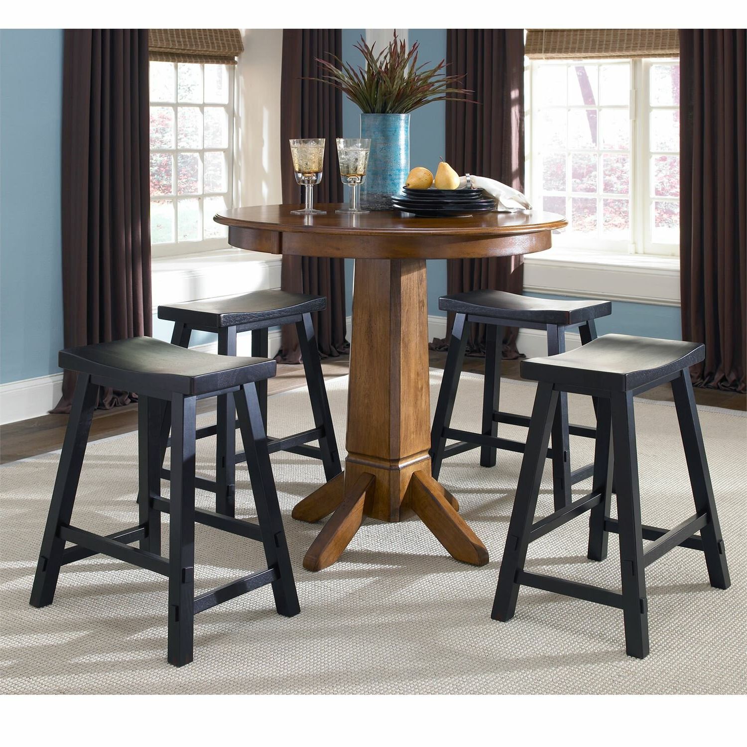 Best And Newest August Grove Marni 6 Piece Pub Table Set & Reviews (View 22 of 25)