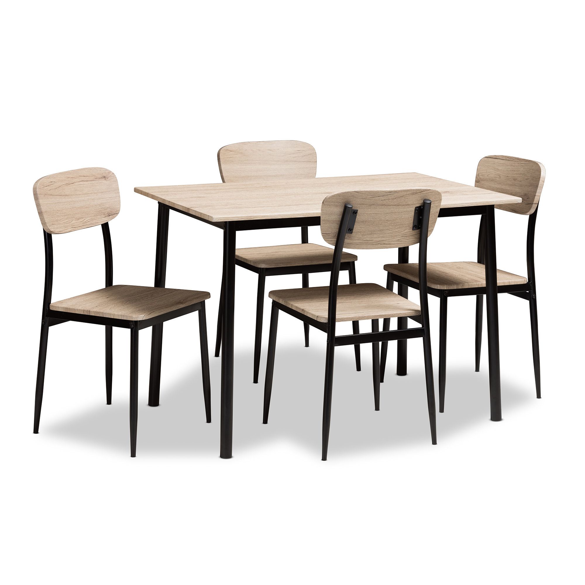 Latest Bryson 5 Piece Dining Sets In Wiggs 5 Piece Dining Set & Reviews (View 17 of 25)