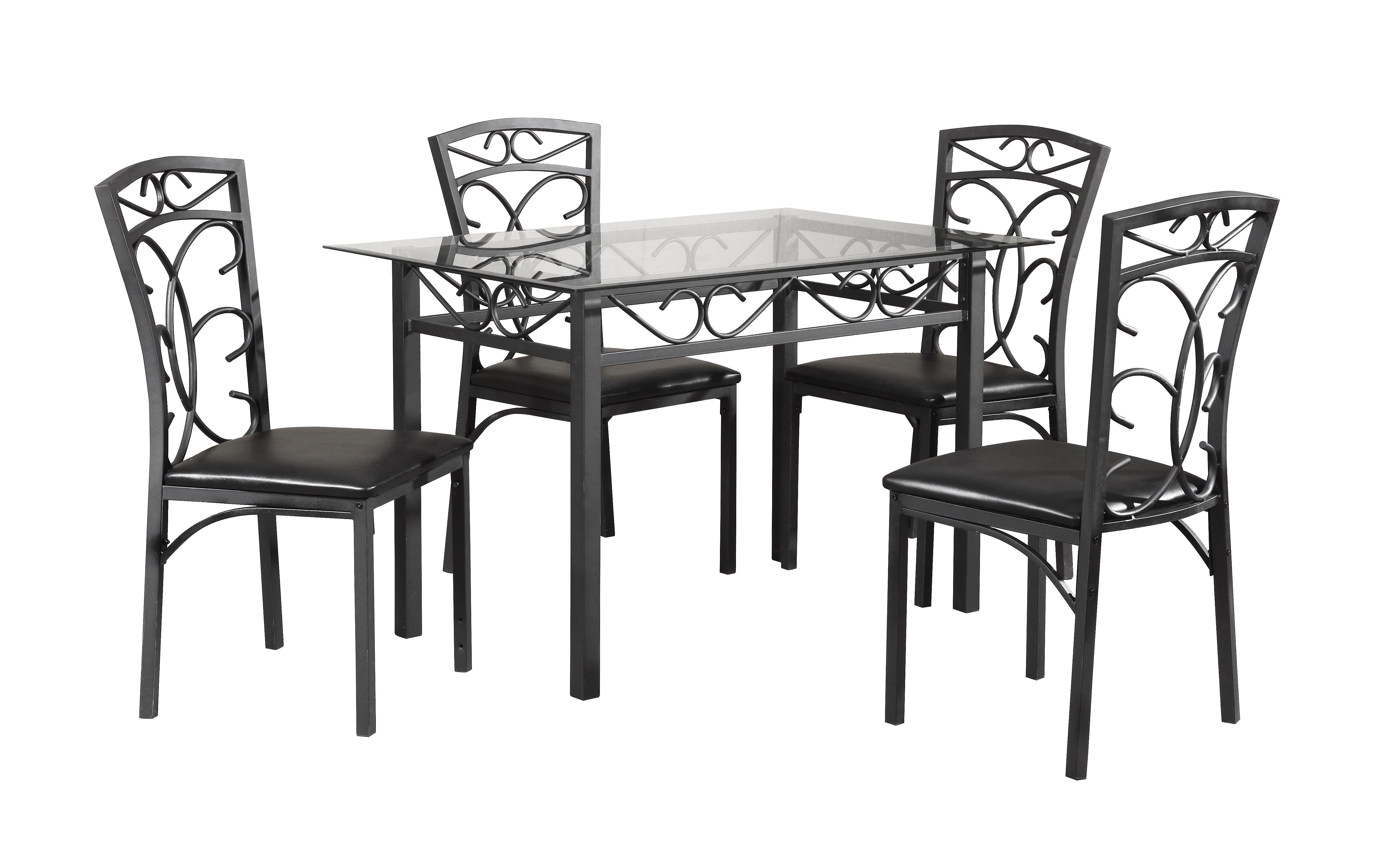Red Barrel Studio Dearborn 5 Piece Dining Set & Reviews (View 7 of 25)