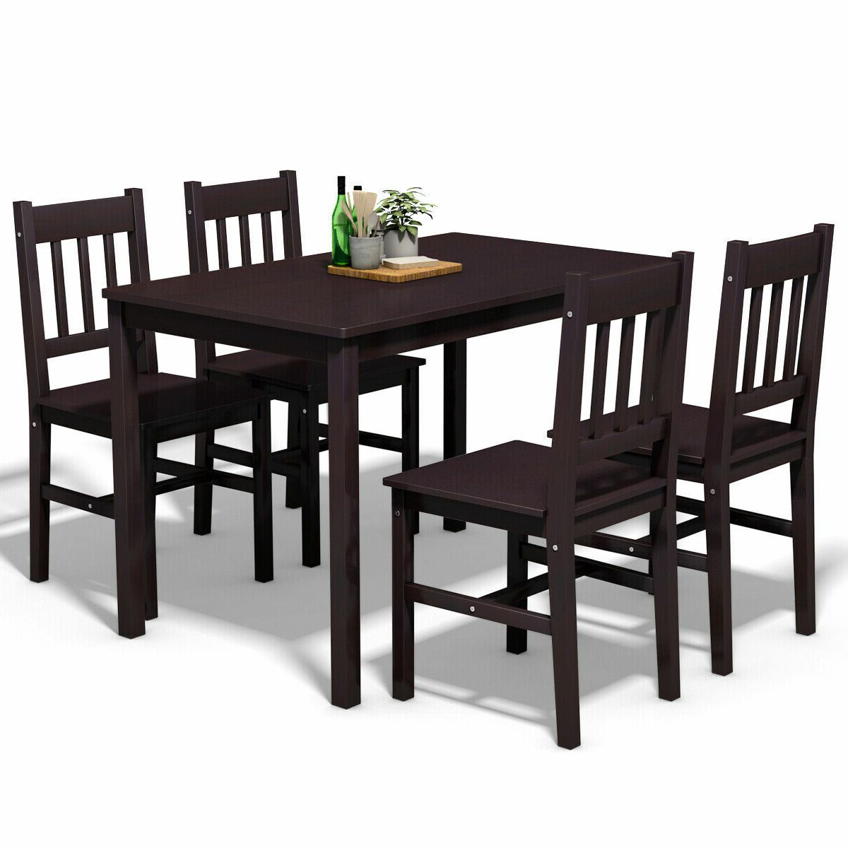 Sundberg 5 Piece Solid Wood Dining Sets Pertaining To Popular Winston Porter Sundberg 5 Piece Solid Wood Dining Set & Reviews (Photo 1 of 25)