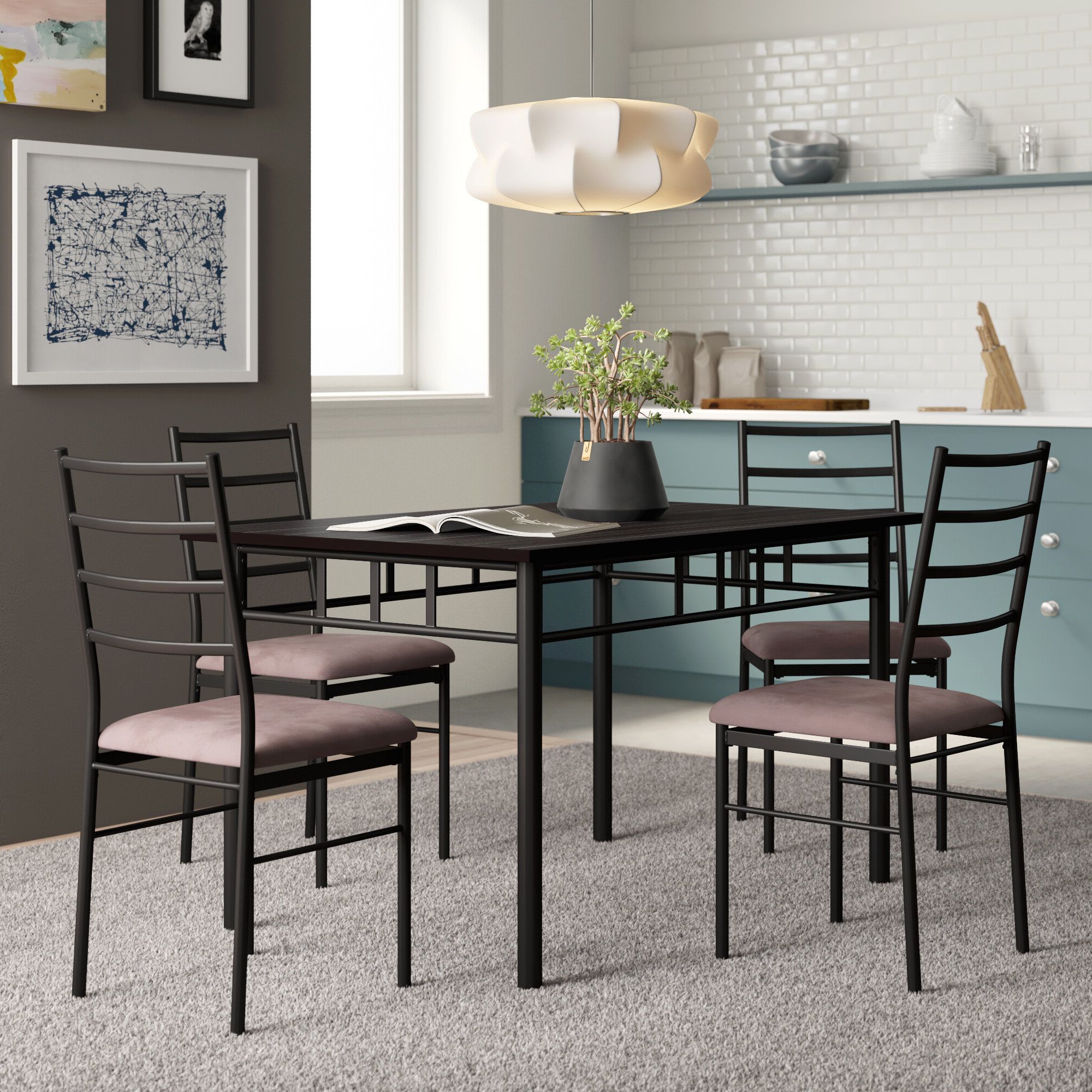 Featured Photo of 25 Photos Jarrod 5 Piece Dining Sets