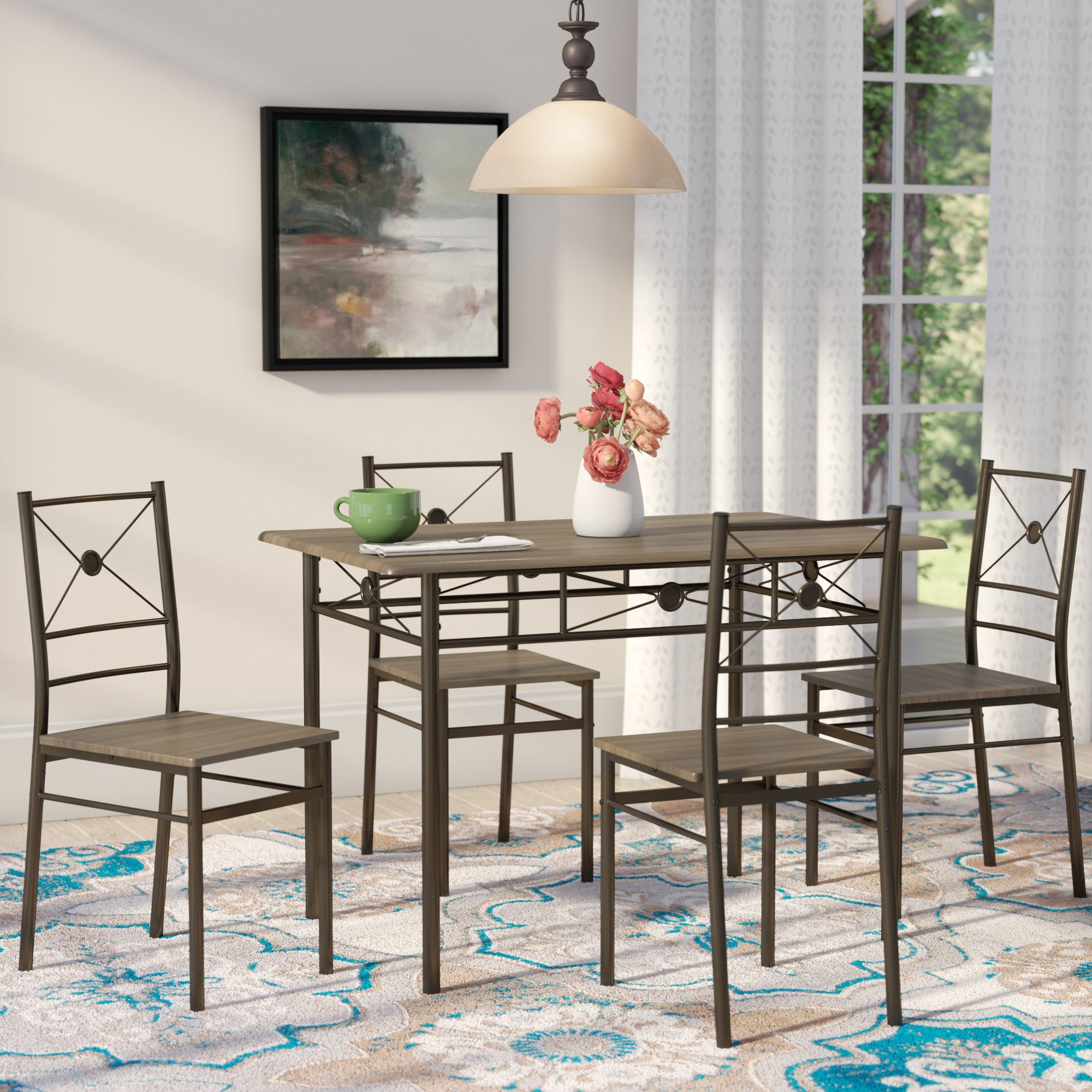 Featured Photo of The Best Kieffer 5 Piece Dining Sets