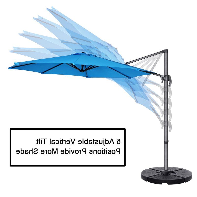 Best And Newest Cockermouth Rotating Cantilever Umbrellas With Regard To Cockermouth Rotating 10' Cantilever Umbrella (View 5 of 25)