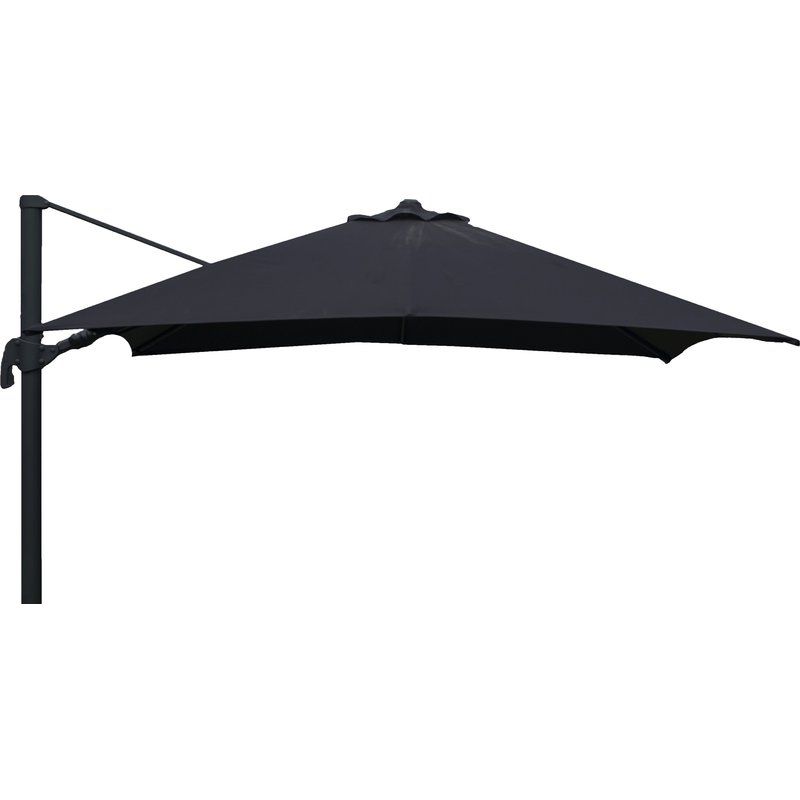 Bondi Square Cantilever Umbrellas Intended For Favorite Grote Liberty Aluminum Square Cantilever Umbrella (View 11 of 25)