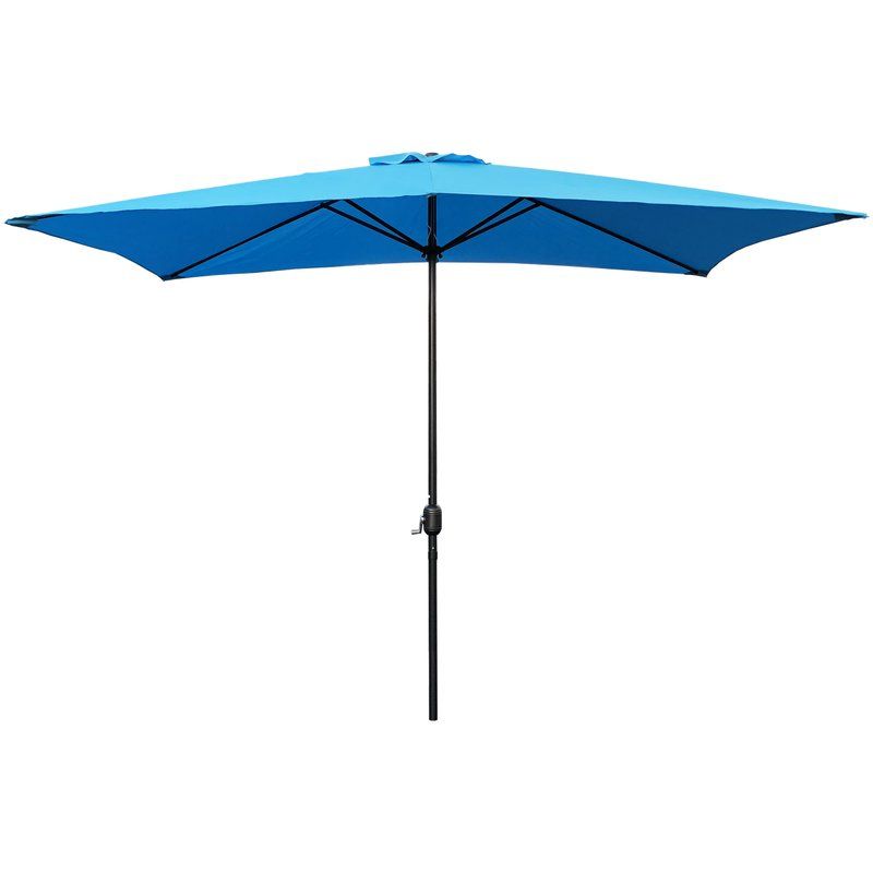 Bradford 10' X 7' Rectangular Market Umbrella Regarding Trendy Bradford Rectangular Market Umbrellas (View 3 of 25)