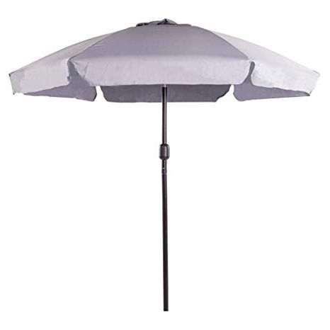 Drape Umbrellas With Regard To Most Up To Date Sundale Outdoor 7.5 Feet Aluminum Beach Drape Umbrella Table Market  Umbrella With Crank And Push Button Tilt For Patio, Garden, Deck, Backyard,  Pool, (Photo 2 of 25)