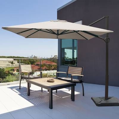 Fashionable Outsunny 10' Cantilever Umbrella & Reviews (View 5 of 25)