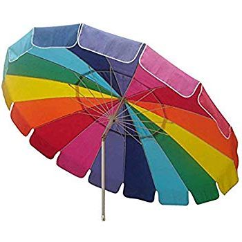 Favorite Schroeder Heavy Duty Beach Umbrellas Throughout Amazon: Easygo 8 Foot Heavy Duty High Wind Beach Umbrella (View 11 of 25)