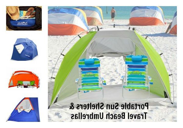 Favorite Sun Shelter Beach Umbrellas Inside Portable Sun Shelters & Travel Beach Umbrellas (View 21 of 25)