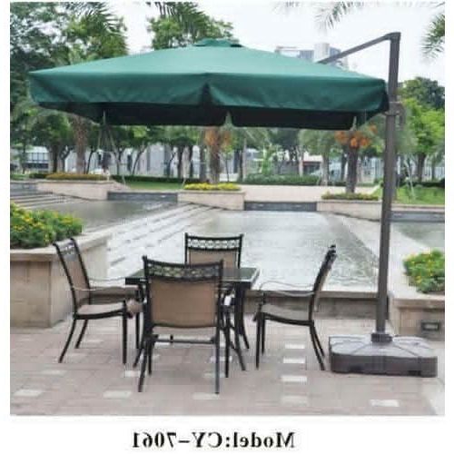 Garden Umbrella – Heavy Umbrella Manufacturer From Mumbai Pertaining To 2017 Mald Square Cantilever Umbrellas (View 25 of 25)