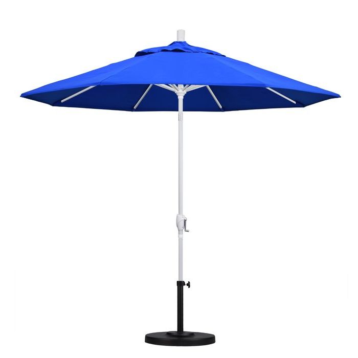Latest Wallach 9' Market Umbrella Inside Wallach Market Sunbrella Umbrellas (View 9 of 25)