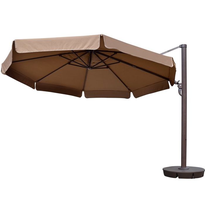 Lennie Cantilever Sunbrella Umbrellas Pertaining To Most Recently Released Lennie 13' Cantilever Sunbrella Umbrella (View 7 of 25)
