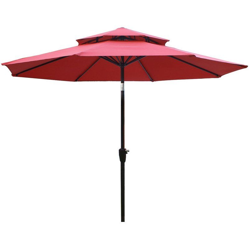 Lizarraga Market Umbrellas Regarding Newest Dimond 9' Market Umbrella (View 15 of 25)