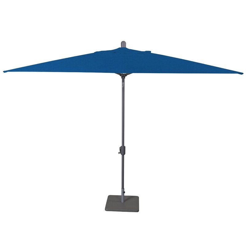 Madalyn Rectangular Market Sunbrella Umbrellas In Most Recent Wieczorek Auto Tilt 10' X  (View 2 of 25)