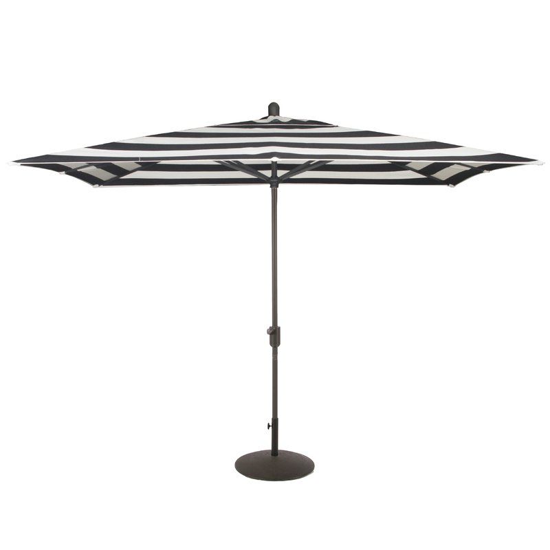 Madalyn Rectangular Market Sunbrella Umbrellas With Most Recent Wieczorek Auto Tilt 10' X  (View 3 of 25)
