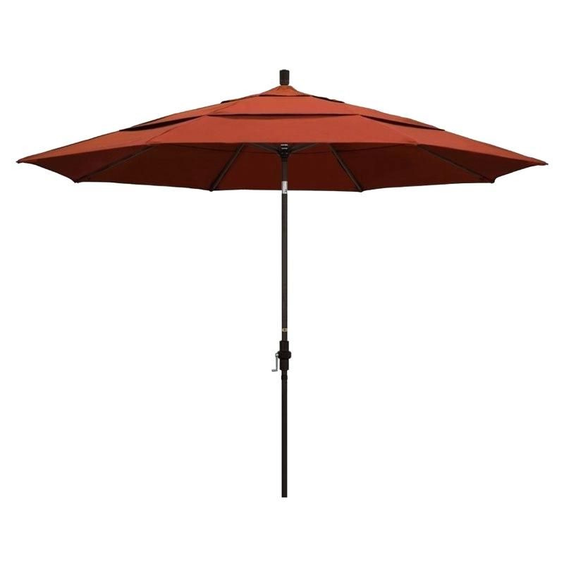 Maidenhead Cantilever Umbrellas In Popular Umbrella Patio In Terracotta Gscu87 11 Foot Clearance Market With (View 17 of 25)