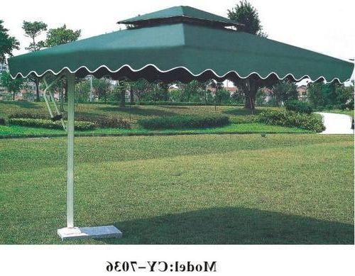 Mald Square Cantilever Umbrellas Throughout Most Popular Garden Umbrella – Outdoor Umbrella Manufacturer From Mumbai (View 25 of 25)
