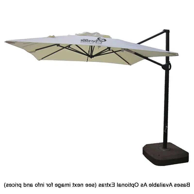 Market Umbrellas Regarding Widely Used Sp8Sqcp Cantilever  (View 21 of 25)