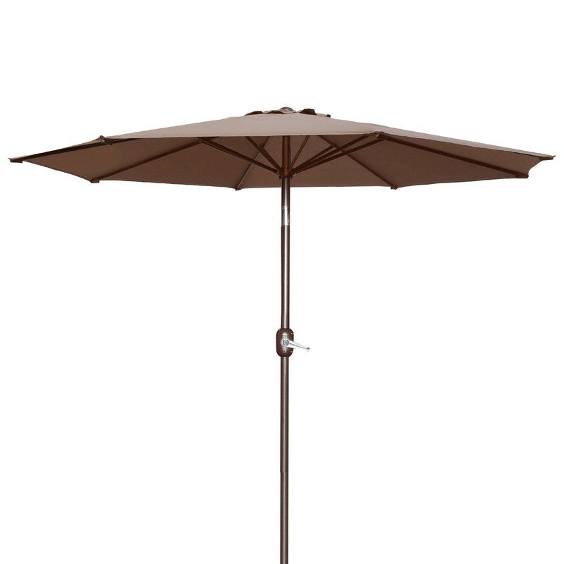 Milligan Hexagonal Outdoor Garden Patio Market Umbrella With Famous Wallach Market Sunbrella Umbrellas (View 8 of 25)
