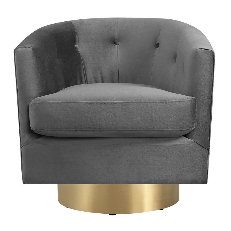 Most Popular Huang Swivel Barrel Chair For Spitler Square Cantilever Umbrellas (View 21 of 25)