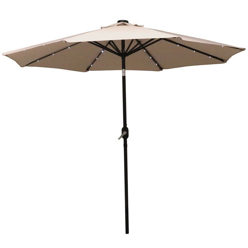 Most Recent Jericho 9' Market Umbrella Pertaining To Delaplaine Market Umbrellas (View 6 of 25)