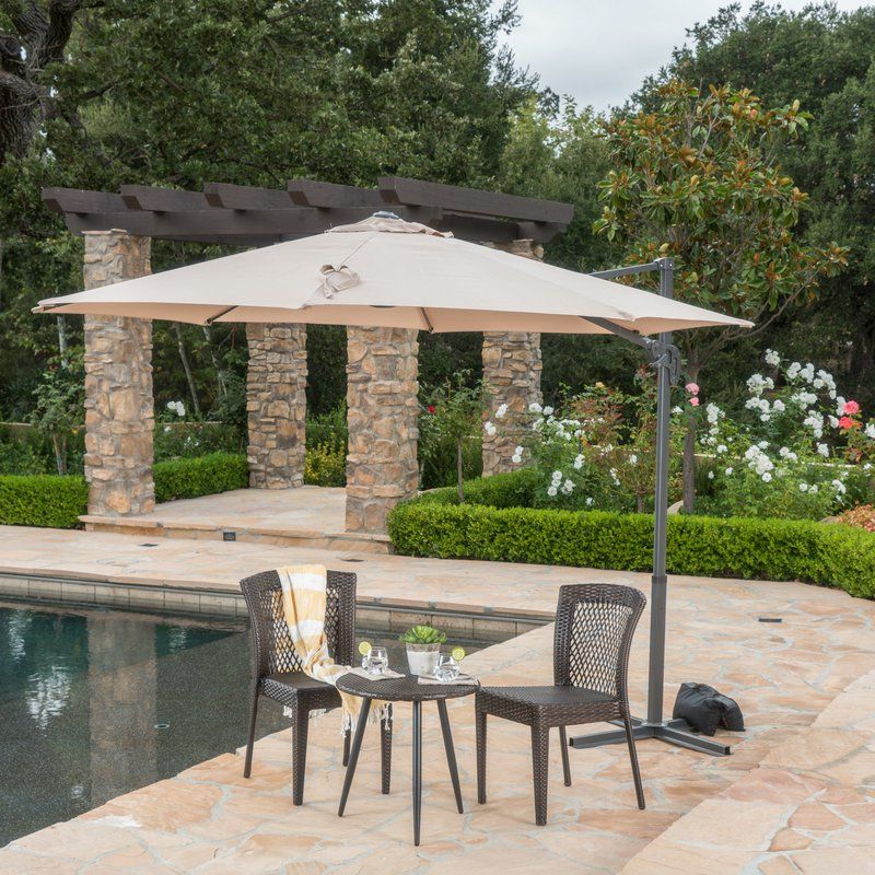 Most Up To Date 12 Best Patio Umbrella Reviews: Top Quality Outdoor Umbrellas In 2019 Inside Bormann Cantilever Umbrellas (View 16 of 25)