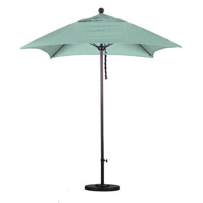 Newest Caravelle Market Sunbrella Umbrellas Pertaining To Sol 72 Outdoor Caravelle 6' Square Market Sunbrella Umbrella (View 15 of 25)