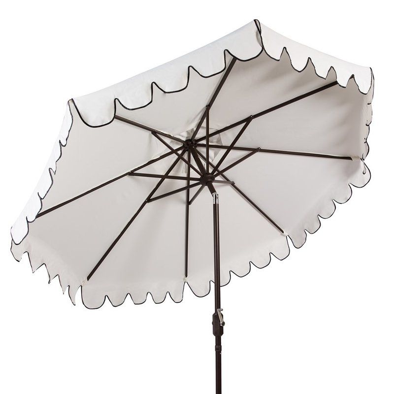 Pedrick 8.5 Drape Market Umbrella Regarding Most Popular Devansh Drape Umbrellas (Photo 22 of 25)