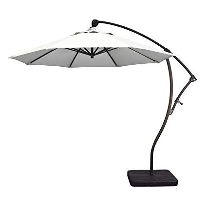 Phat Tommy 9 Ft Cantilever Offset Aluminum Market Patio Umbrella With Tilt  – For Shade And Outdoor Living, White Intended For Trendy Phat Tommy Cantilever Umbrellas (View 1 of 25)