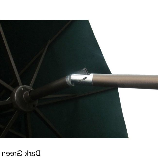 Preferred Breen Market Umbrellas With Regard To Abba Patio 9 Foot Patio Umbrella Sunbrella Fabric Aluminum Market Umbrella  With Auto Tilt And Crank (View 19 of 25)