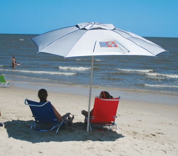 Total Sun Block Extreme Shade Beach Umbrellas For Fashionable Rio Beach Total Sun Block® Extreme Shade® 8' Shelter (View 5 of 25)