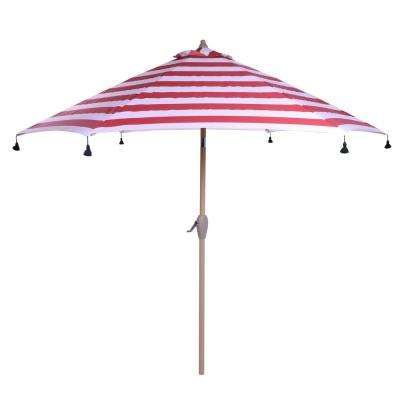 Trendy Drape – Patio Umbrellas – Patio Furniture – The Home Depot Regarding Hyperion Market Umbrellas (View 17 of 25)