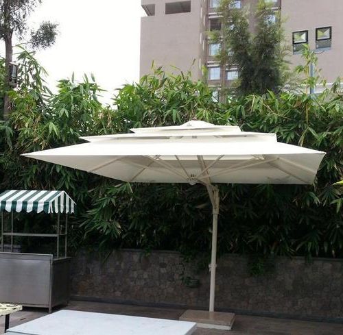 Trendy Mald Square Cantilever Umbrellas Within Outdoor Umbrellas – Cantilever Umbrellas Manufacturer From New Delhi (View 7 of 25)