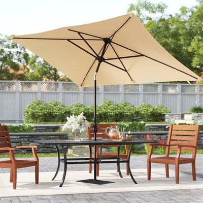 Wayfair Within Most Popular Bonita Rectangular Market Umbrellas (View 4 of 25)