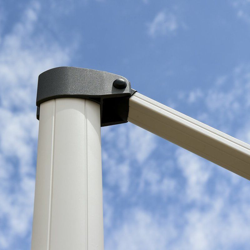 Well Known Lytham 10' Cantilever Umbrella For Lytham Cantilever Umbrellas (View 8 of 25)