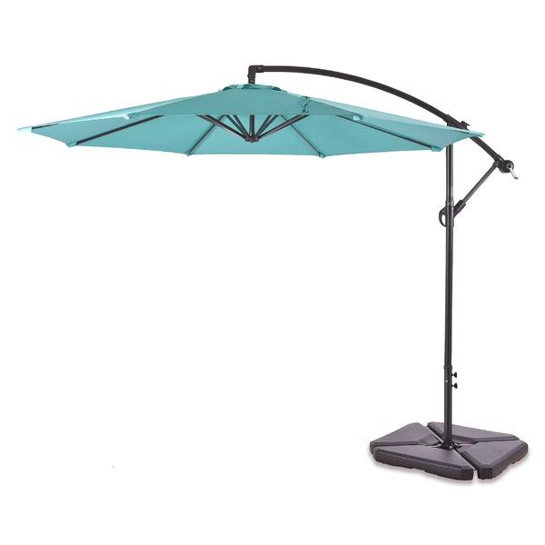 Well Liked Muhammad Fullerton Cantilever Umbrellas Throughout Karr 10' Cantilever Umbrella (View 21 of 25)