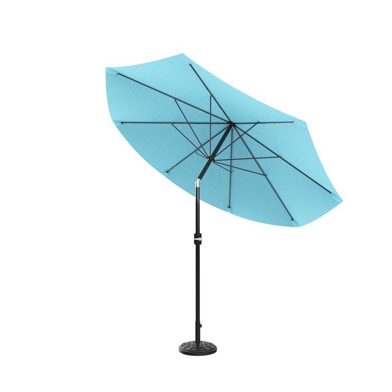 Widely Used Kelton 10' Market Umbrella Pertaining To Delaplaine Market Umbrellas (View 16 of 25)