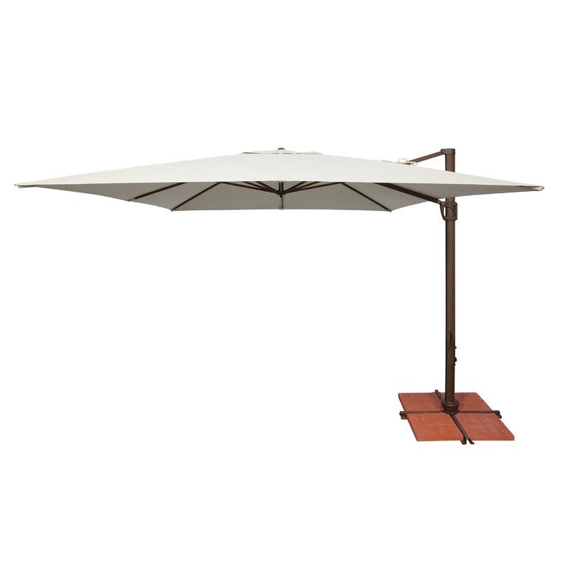Windell Square Cantilever Umbrellas In Most Up To Date Windell 10' Square Cantilever Umbrella (View 1 of 25)