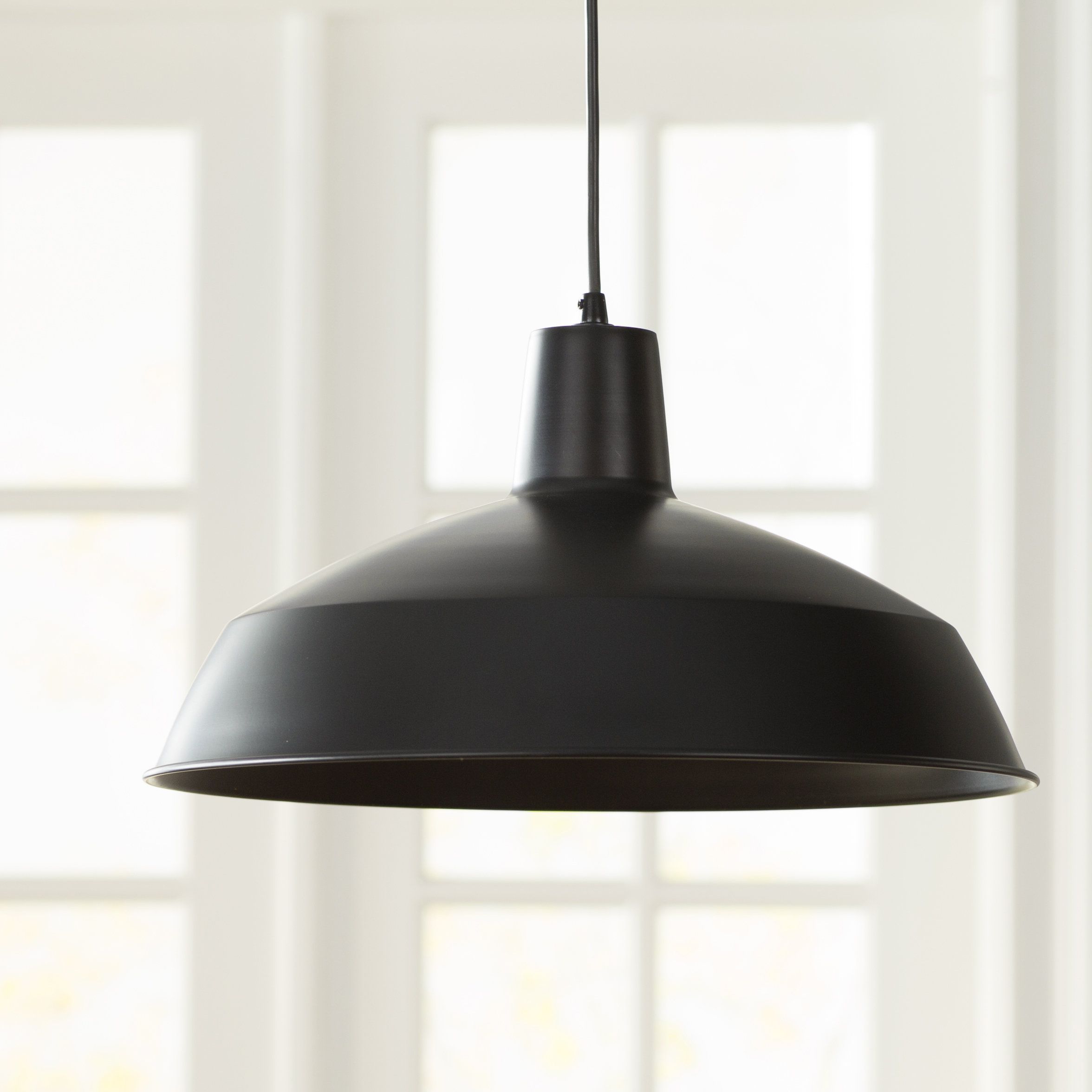 Featured Photo of 2024 Popular Adriana Black 1-light Single Dome Pendants