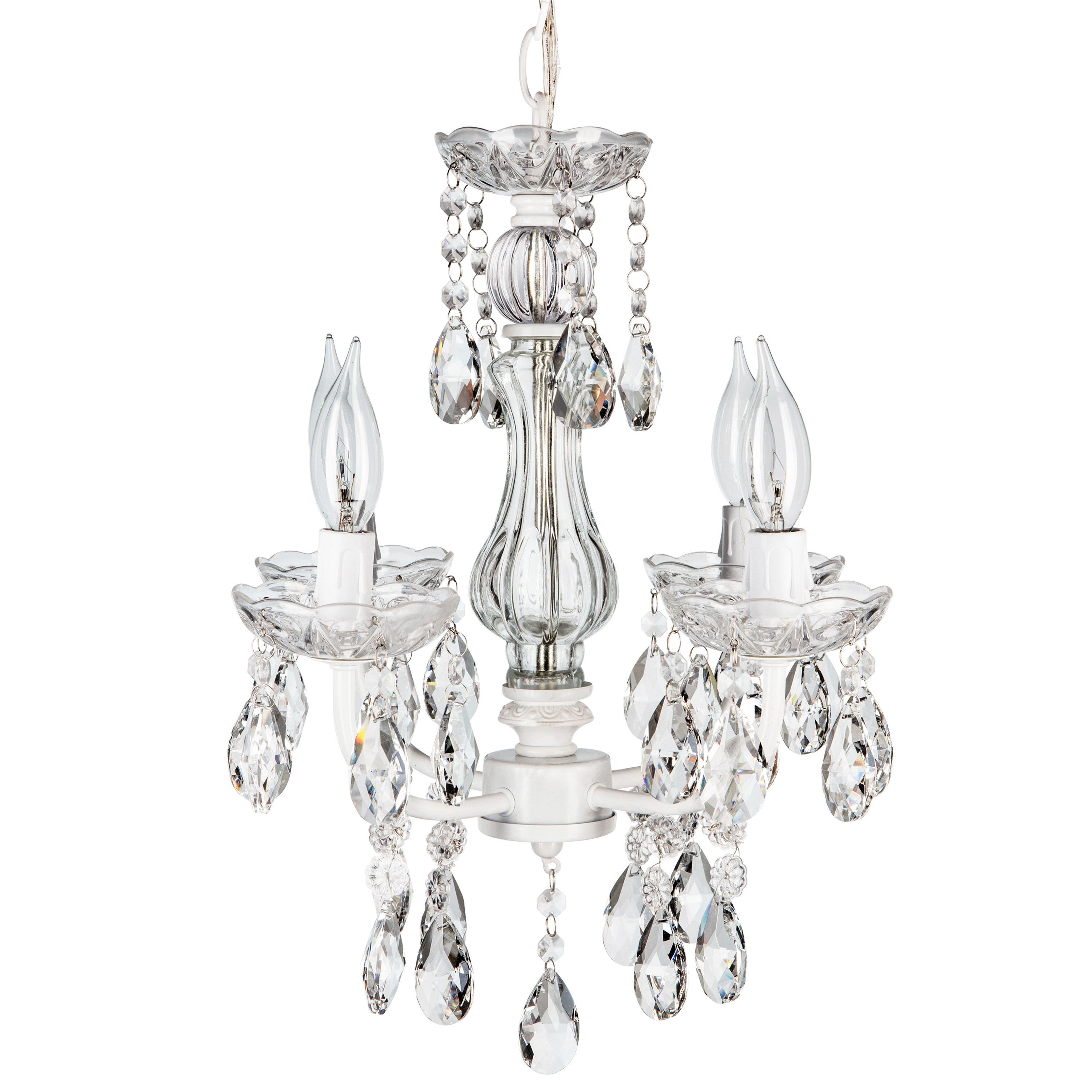 Astoria Grand Blanchette White 4 Light Candle Style Throughout Famous Blanchette 5 Light Candle Style Chandeliers (View 9 of 25)