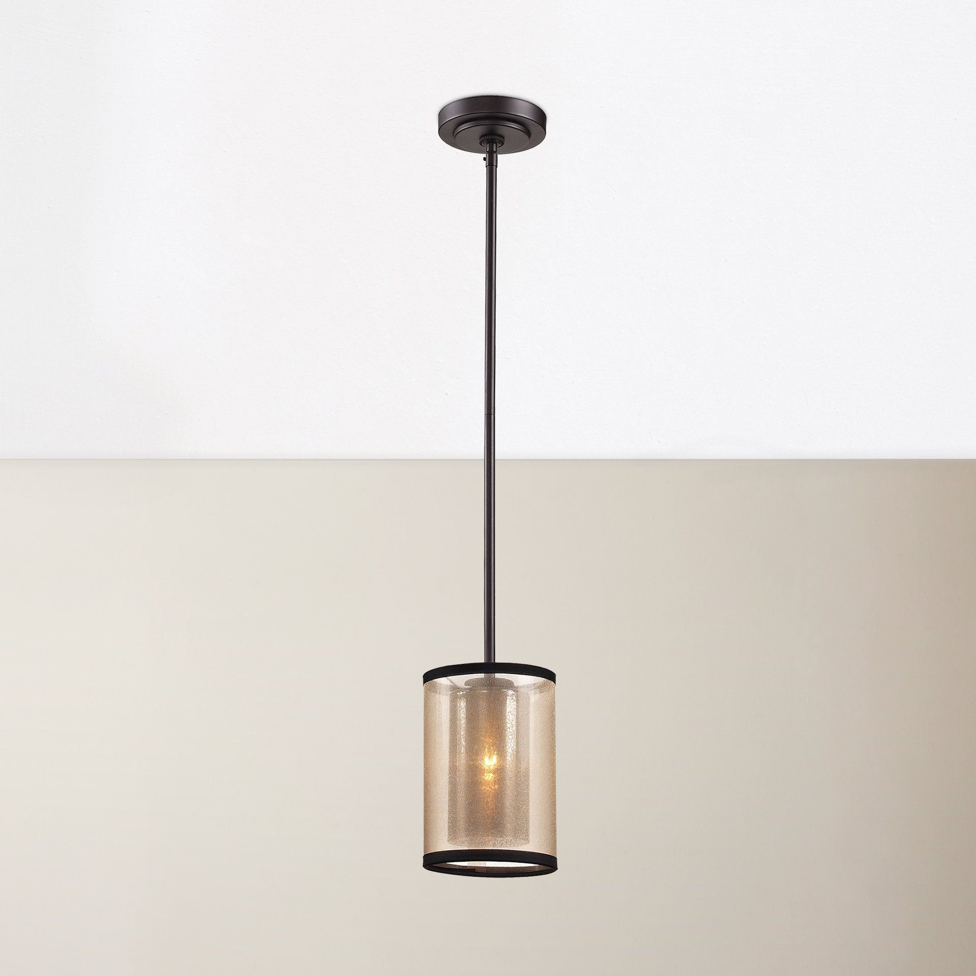 Bellamira 1 Light Drum Pendants Pertaining To Most Recently Released Dailey 1 Light Single Cylinder Pendant (View 9 of 25)