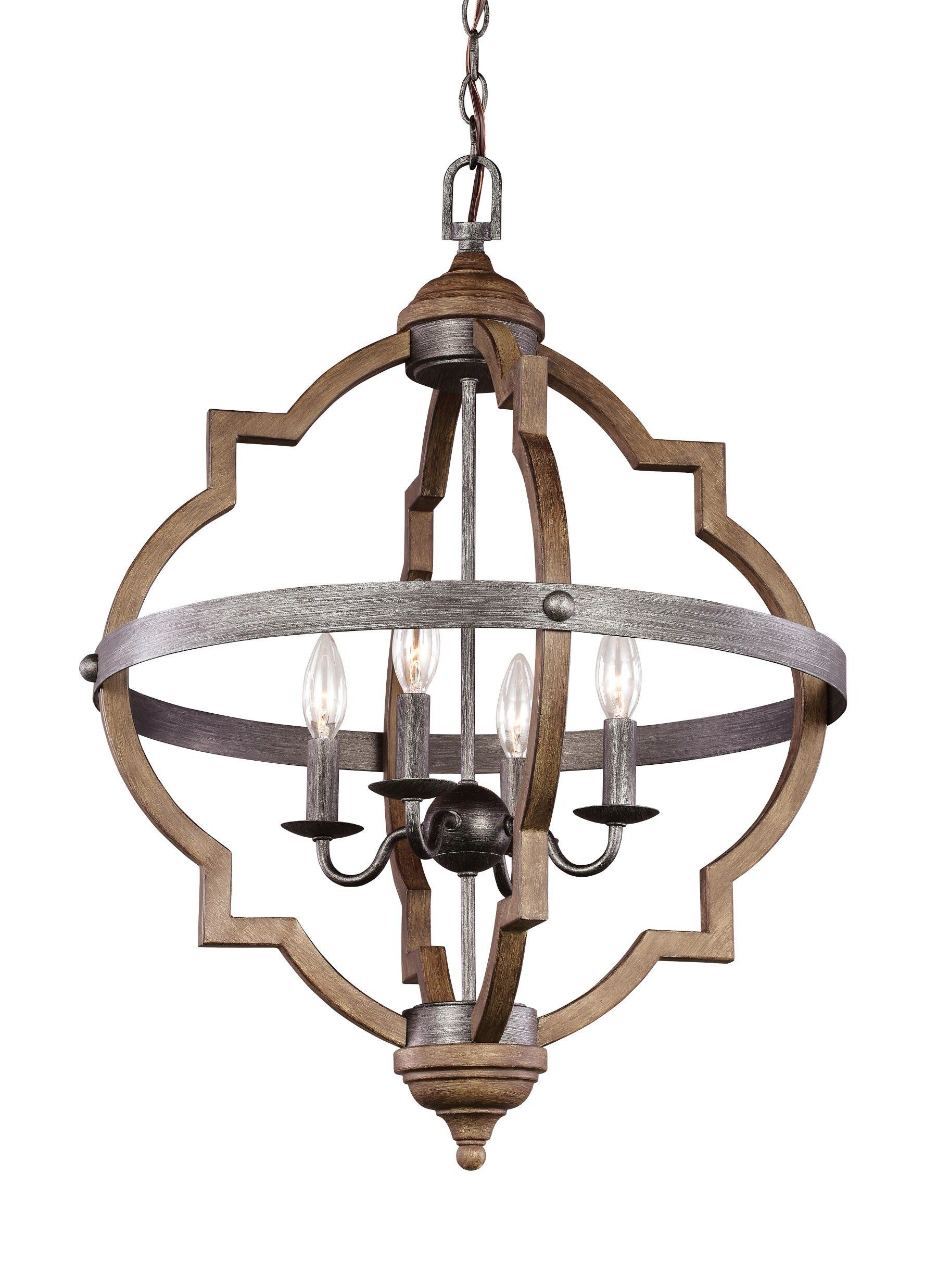 Bennington 4 Light Candle Style Chandelier Throughout Current Bennington 6 Light Candle Style Chandeliers (View 8 of 25)