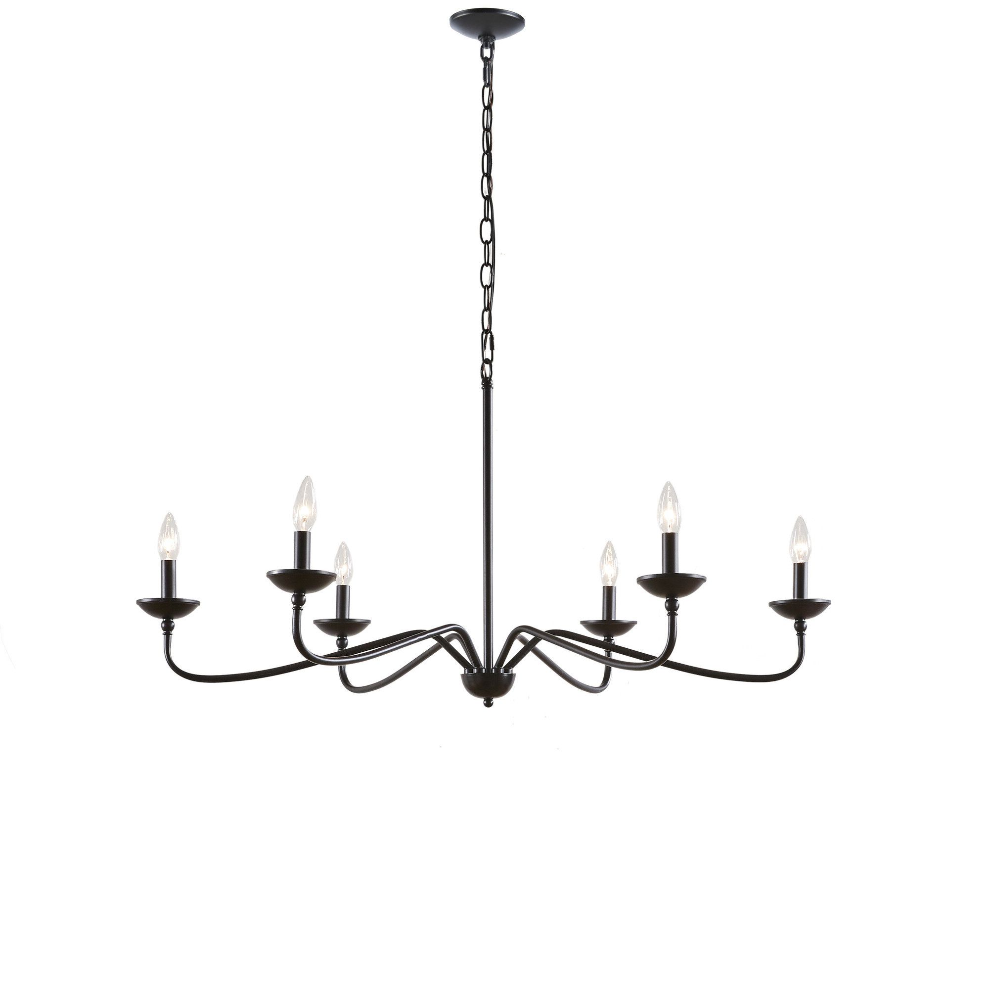 Best And Newest Scannell 6 Light Candle Style Chandelier With Perseus 6 Light Candle Style Chandeliers (View 12 of 25)