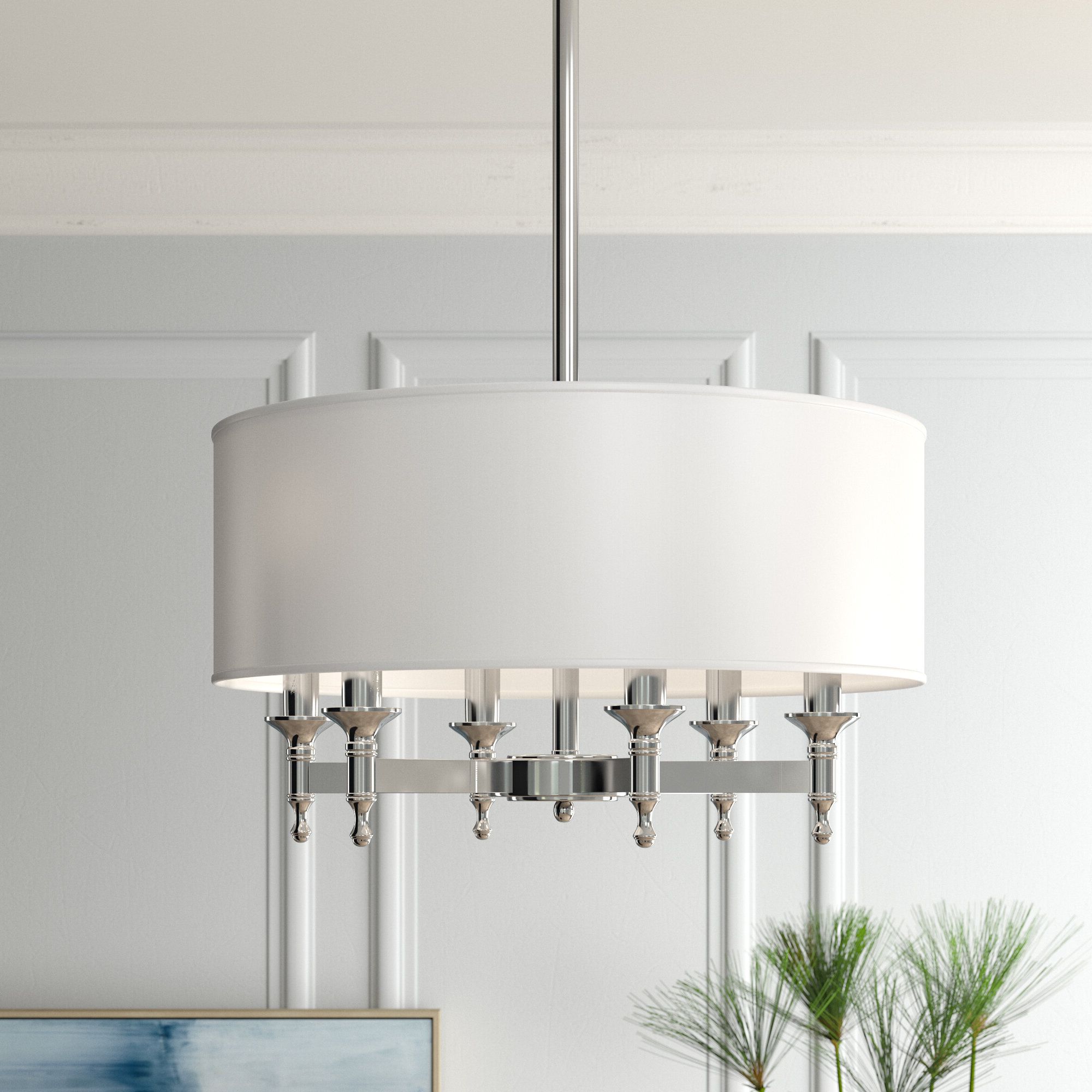 Best And Newest Wadlington 5 Light Drum Chandeliers With Regard To Shawna 6 Light Drum Chandelier (View 22 of 25)