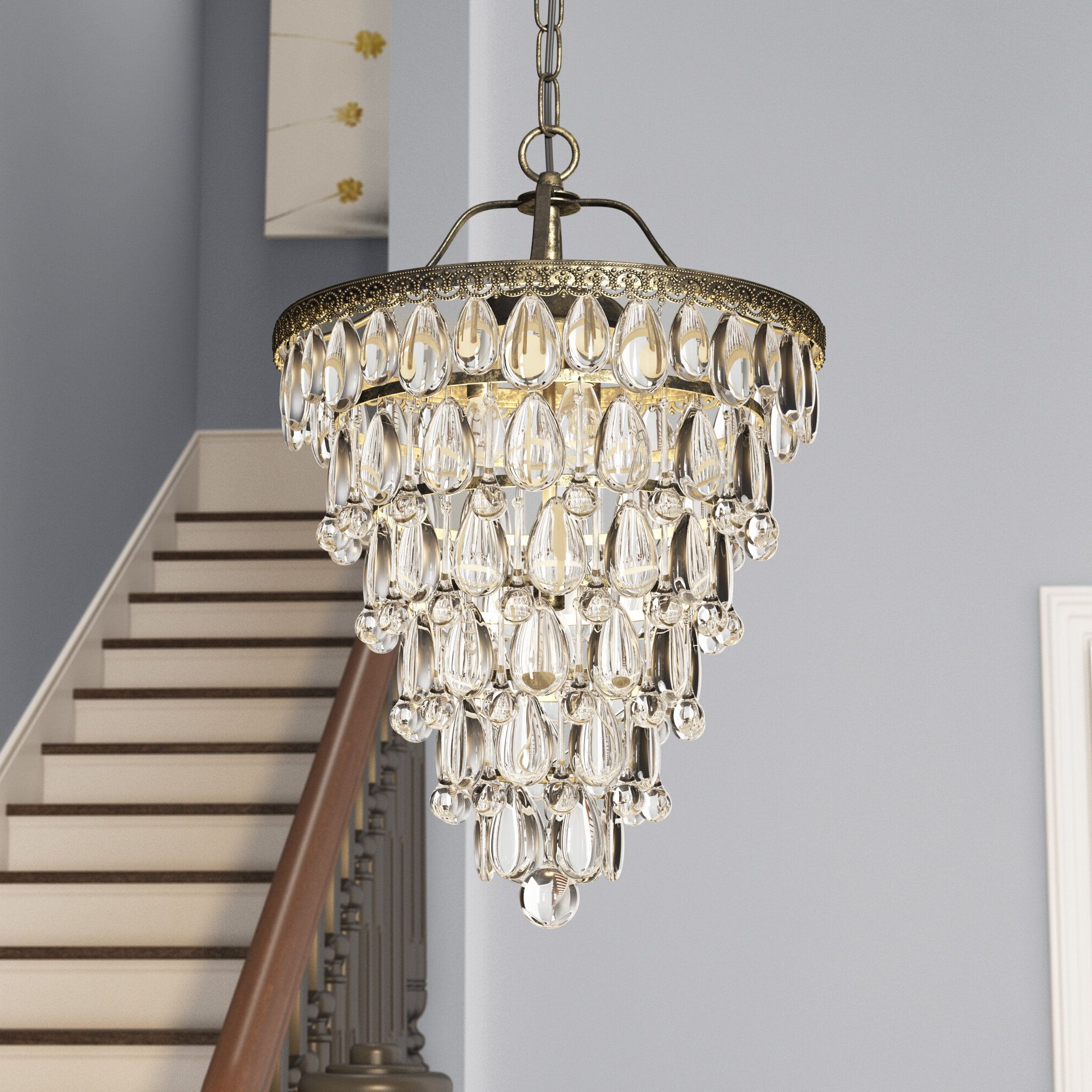 Bramers 6 Light Novelty Chandeliers Pertaining To Fashionable Totnes 4 Light Crystal Chandelier (View 4 of 25)